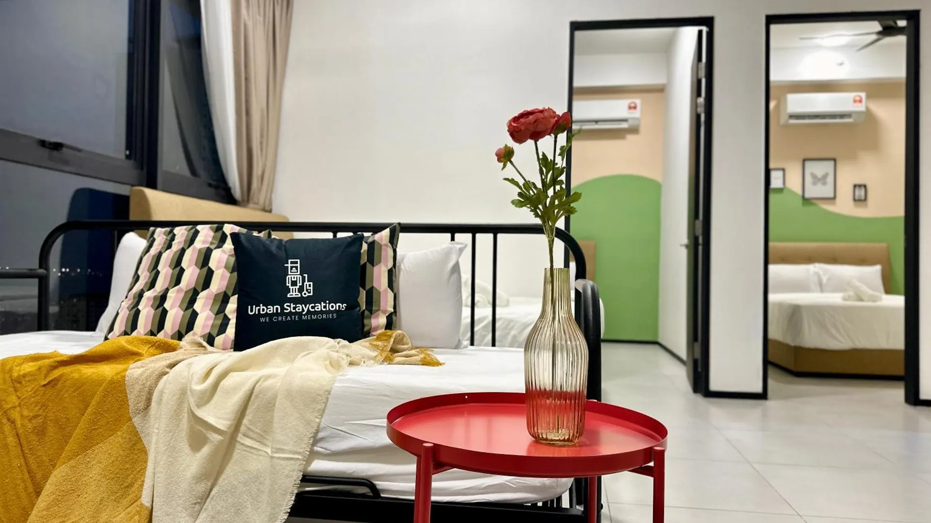 아파트 New 2Br Or 3Br Serenity Homestay At Urban Suite By Urban Staycations Lod Jelutong