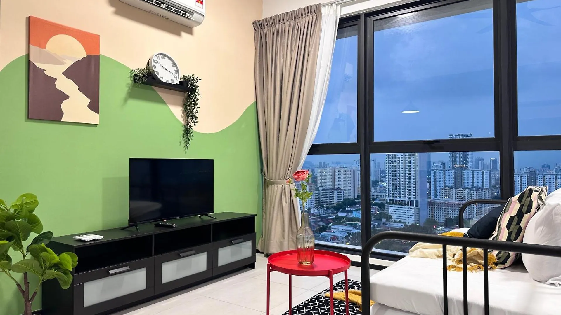 New 2Br Or 3Br Serenity Homestay At Urban Suite By Urban Staycations Lod Jelutong 아파트