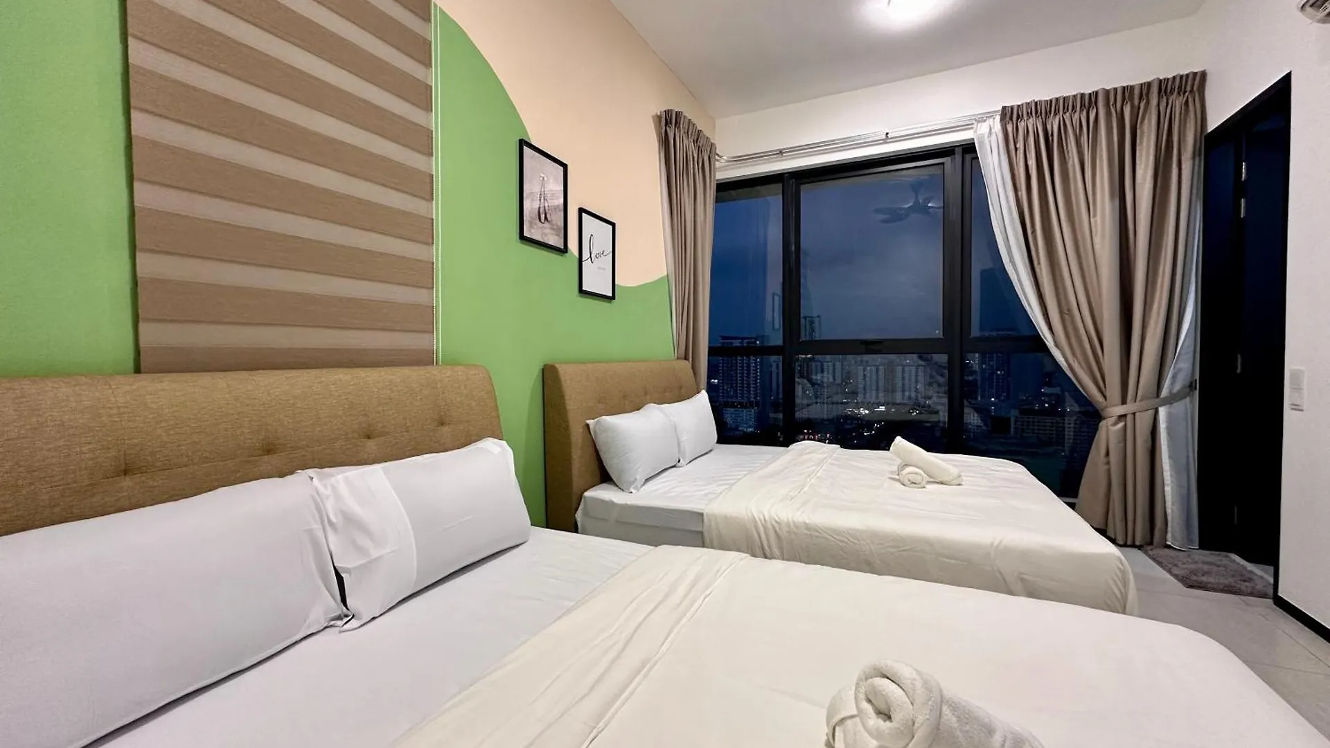 New 2Br Or 3Br Serenity Homestay At Urban Suite By Urban Staycations Lod Jelutong